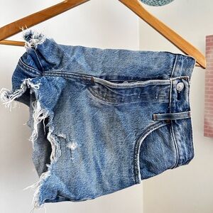 Levi's Classic Blue Jeans with Tan Leather Patch